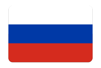 Russia flag (bevelled) clipart