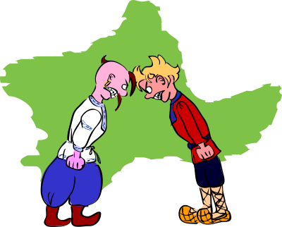 Russia vs ukraine clipart