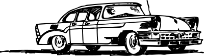 Russian car ZIL-111 clipart