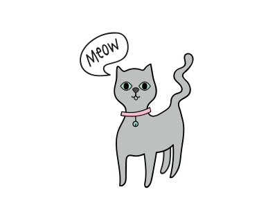 Russian cat clipart