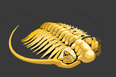 Russian trilobite clipart