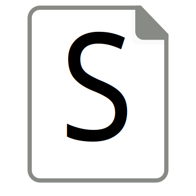 S record clipart