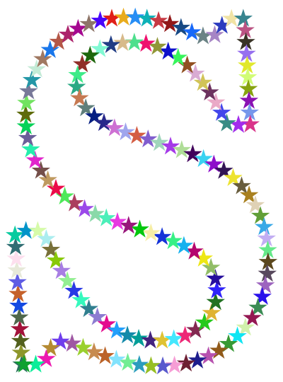 S Stars clipart