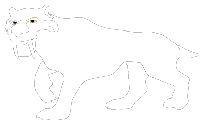 Saber-Tooth clipart
