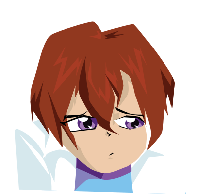Sad Anime Boy clipart