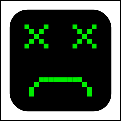 Sad Computer clipart