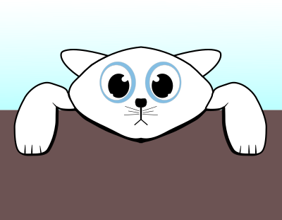 Sad Kitten clipart
