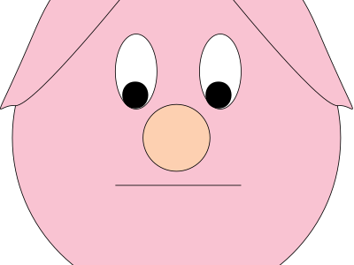 Sad Piggy clipart