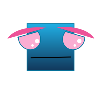 Sad Square clipart