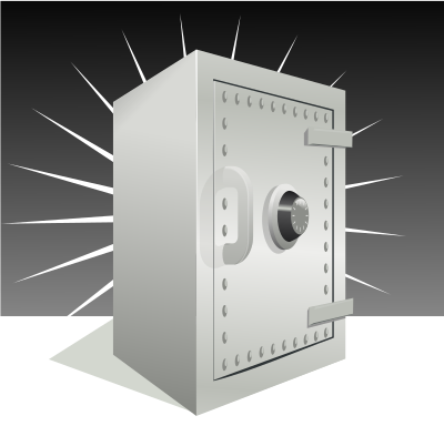 Safe with background clipart
