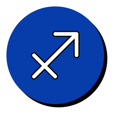 Sagittarius symbol 3 clipart
