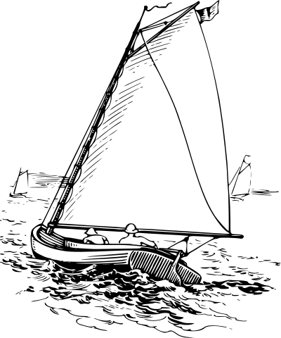 Sailboat 2 clipart