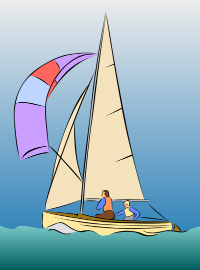 Sailing Dinghy clipart