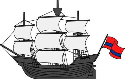 Sailing ship 12 clipart