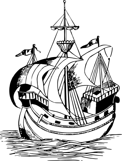 Sailing ship 29 clipart