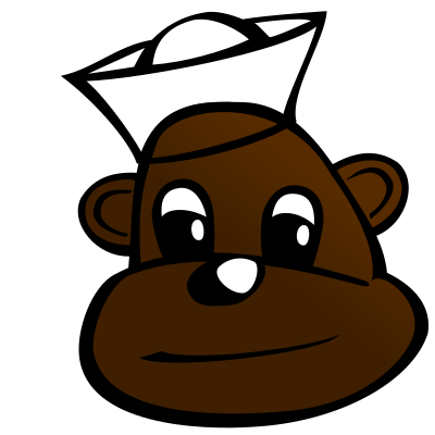 Sailor monkey clipart