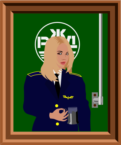 Saint Car attendant by Rones clipart