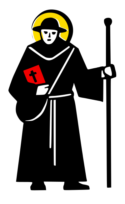 Saint Monk clipart