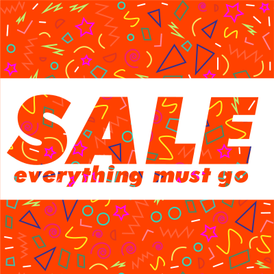 Sale poster template clipart