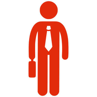 Saleman silhouette clipart