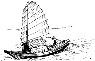 Sampan (ship) clipart