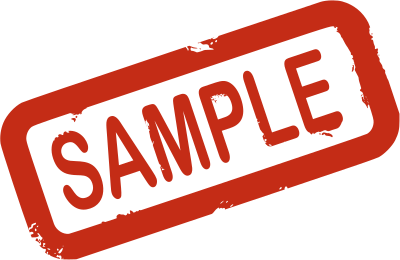 Sample Stamp clipart