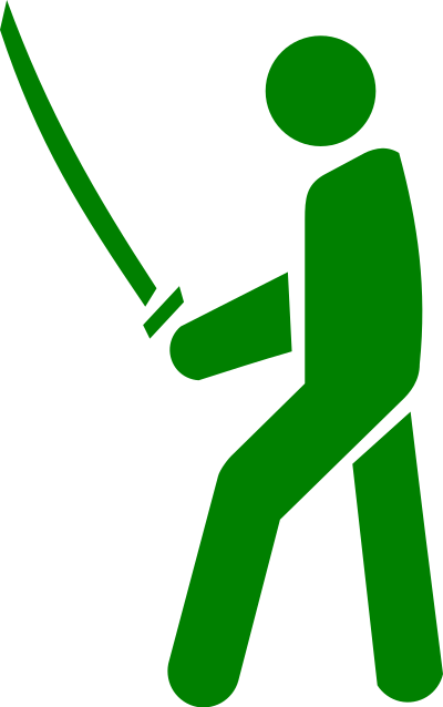 Samurai Pictogram clipart