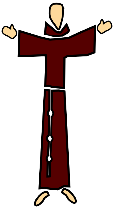 San Francisco de Asis clipart