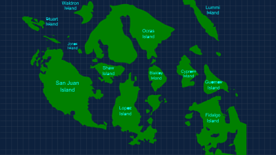 San Juan Islands clipart