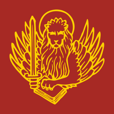 San Marco insignia, italian Lagunari Serenissima regiment, colour clipart