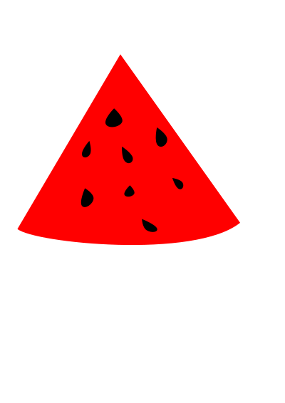 Sandia watermelon clipart