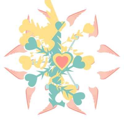 Sandy Hook Digital Snowflake clipart