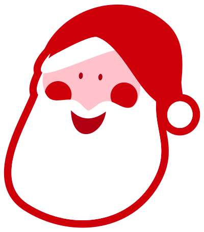 Santa Claus Head clipart