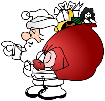 Santa Clauss - PÃ¨re NoÃ«l clipart