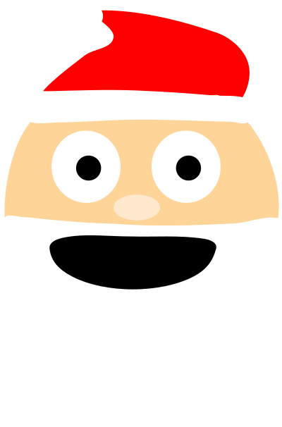 Santa Emoji clipart