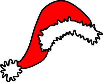 Santa Hat Plain clipart