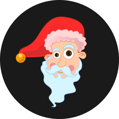 Santa Head clipart