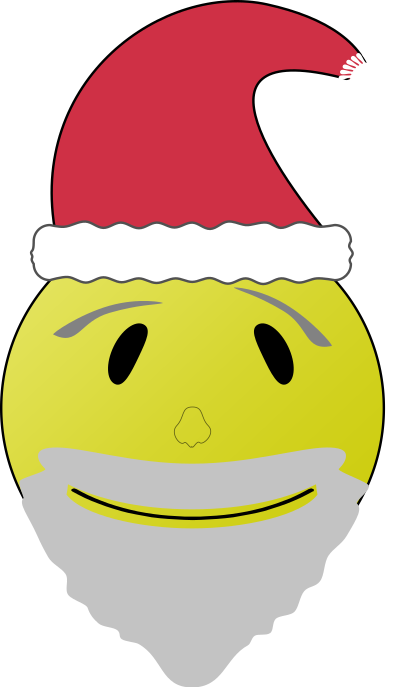 Santa Smiley clipart