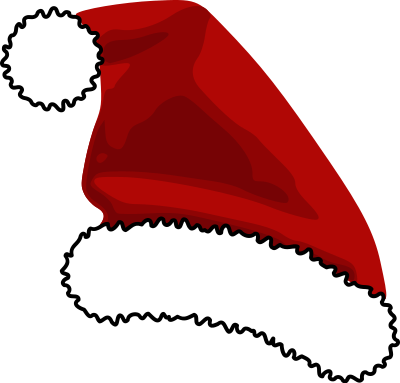 Santas cap clipart