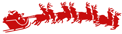 Santa's Sleigh clipart