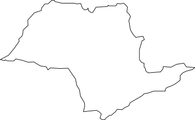 São Paulo map clipart