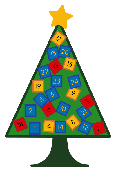 Sapin de l'Avent clipart