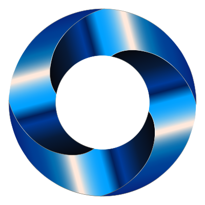 Sapphire Torus Screw clipart