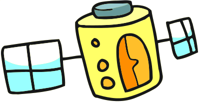 Satellite 3 clipart