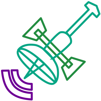 Satellite Download clipart
