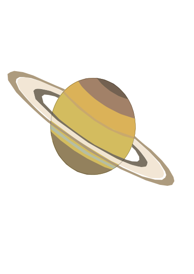 Saturn planet clipart