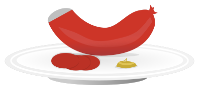Sausage clipart