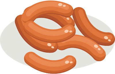 Sausages clipart