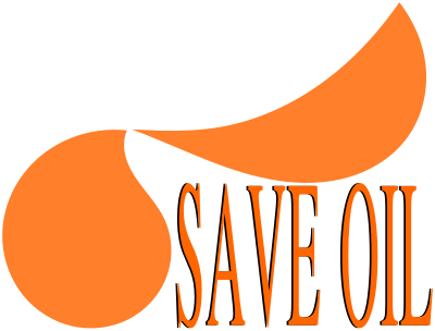 Save OIL - Message with logo clipart