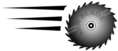 Saw blade clipart